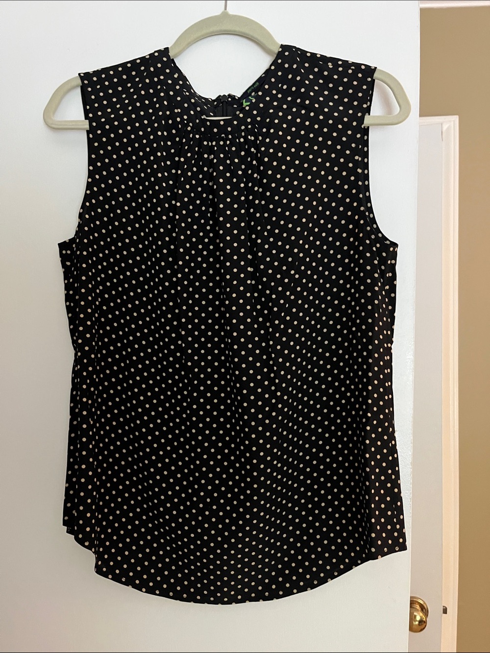 C. Wonder Black Camisole with Cream Polka Dots